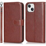 INORCO Za iPhone 14 Plus PU usnjena torbica za denarnico s stojalom R61 Teksturni ovitek za telefon s posekanim šivom, (22033649) | Shoptok.si