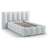 Micadoni Svijetlo sivi tapecirani krevet s prostorom za odlaganje s podnicom 90x200 cm Lupine – | shoptok.hr