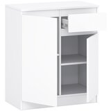 AKORD Komoda 2D 1S Za Spalnico Garderobna Omara Dnevna Bela, (21979073) | Shoptok.si