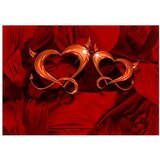  Tapeta - Two hearts 200x140 | shoptok.hr