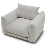 Bobochic Paris Svetlo siv fotelj Ernest – | Shoptok.si