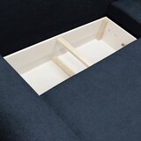 MID.YOU KOTNA SEDEŽNA GARNITURA, struktura temno modra | Shoptok.si