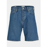 Jack & Jones Jeans kratke hlače Jjitony 12249067 Modra Loose Fit