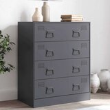 vidaXL Komoda antracit 67 x 39 x 83 cm čelična | shoptok.hr