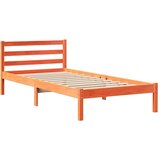 vidaXL Okvir kreveta bez madraca voštano smeđi 75 x 190 cm od borovine | shoptok.hr