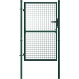 vidaXL Vrata za ogradu čelična 100 x 125 cm zelena | shoptok.hr