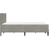  Okvir kreveta s madracem Svijetlo siva 160 x 200 cm Baršun | Eponuda.com