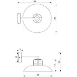  Zidna svetiljka FELIX 1xE27/60W/230V bela | Eponuda.com