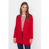 Trendyol Red Single Button Woven Jacket Cene