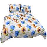  komplet posteljina 200x200cm krep blue flower VLK000268 Cene