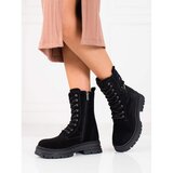 SHELOVET women's high trappers made of natural leather | Shoptok.si
