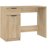 Maison Chic Pisalna miza - pisarniška miza - Računalniška miza sonoma hrast 100x50x75 cm konstruiran les, (21785185) Cene