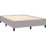  s oprugama i madracem svjetlosivi 140x190 cm od tkanine | shoptok.hr