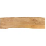 vidaXL Mizna plošča 160x40x2,5 cm naraven rob trden mangov les, (21411793)