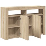  Komoda s LED svjetlima boja hrasta sonome 115,5 x 30 x 75 cm | shoptok.hr