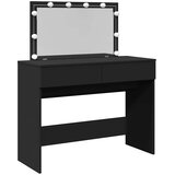  Toaletni stolić s LED svjetlima crni 100x40x120 cm | Eponuda.com