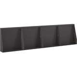  Zid za zadržavanje 4 kom. 40 x 12 x 50 cm Čelik Crna | shoptok.hr
