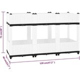  Povišena gredica 120x40x71 cm od polipropilena | shoptok.hr
