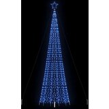 vidaXL Osvetljena novoletna jelka s konicami 1534 LED modra 500 cm | Shoptok.si