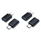 INF USB-C OTG adapter z LED, komplet 4, USB 3.0 aluminij 5Gbps Black, (5000277095) | Shoptok.si