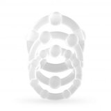 Crushious Komplet prstenova za penis - Triple Bead, prozirni | shoptok.hr