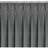  Curtain VILA color graphite style classic flex 7.5 cm with double pleat velvet 200x225 HOMEDE | shoptok.hr
