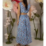 UR/CEO marka niezdefiniowana Blue set with top and skirt Genova | Shoptok.si