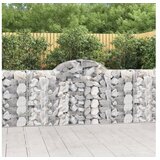  Lučne gabionske košare 3 kom 200x30x100/120cm pocinčano željezo | shoptok.hr
