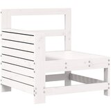  The Living Store Vrtni kavč bel 69x62x70,5 cm trdna borovina - Vrtni Kavč, (21459950) | Shoptok.si