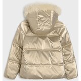 Sinsay Prošivena puffer jakna s kapuljačom i krznom | shoptok.hr