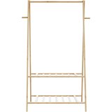 vidaXL Stojalo za oblačila s policami 96x45,5x150,5 cm bambus | Shoptok.si