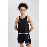 Defacto Fit Crop Slogan Printed Combed Sports Undershirt | Shoptok.si