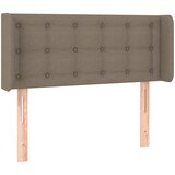  Uzglavlje s ušima smeđesivo 83x16x78/88 cm od tkanine | shoptok.hr