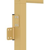 Sobna vrata tanka zlatna 83x201,5 cm kaljeno staklo i aluminij | shoptok.hr
