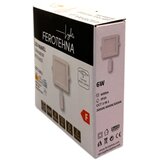 Ferotehna led rasvjeta ugradni panei 6 w 600 lm dip 3000/4000/6500 k IP20 č bijeli | shoptok.hr