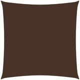 vidaXL Senčno jadro oksford blago kvadratno 7x7 m rjavo | Shoptok.si