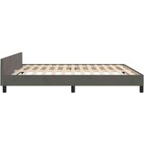  Za krevet s uzglavljem tamnosivi 180x200 cm baršunasti | shoptok.hr