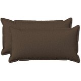  Jastuk s jastukom HOUTEN 2 kom. Sivosmeđa Umjetni lan - Sivosmeđa 40 x 80 cm 2 | shoptok.hr