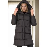 Dewberry Z9687 WOMEN'S COAT-BLACK