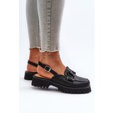 S. BARSKI Women's Flat Heel Sandals with Decoration Black D&A | Shoptok.si