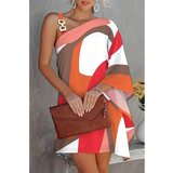Fenzy Elegantna Mini Haljina S Printom, Crvena Cijene