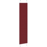  Plisirana zavjesa Bordo crvena 50x200 cm Širina tkanine 49,4 cm Poliester | Shoptok.si