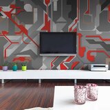  Tapeta - Abstract geometric paths 200x154 Cijene