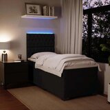  Box spring krevet s madracem crni 100x200 cm baršunasti | shoptok.hr
