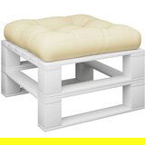  Jastuk za palete krem 60 x 61 5 x 10 cm od tkanine | shoptok.hr