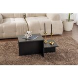 Hanah home stočić za dnevnu sobu harmony - wood black wood black coffee table Cene