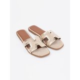SEASTAR Gold women's flip-flops on a flat sole | Shoptok.si