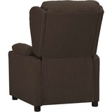  Naslanjač temno rjavo blago, (20928420) | Shoptok.si