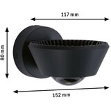 PAULMANN 79769 - LED/9W IP44 prigušiva zidna svetiljka SABIK 230V | Eponuda.com