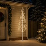  Zvjezdano božićno drvce Bijela 25 x 25 x 240 cm Plastika | shoptok.hr
